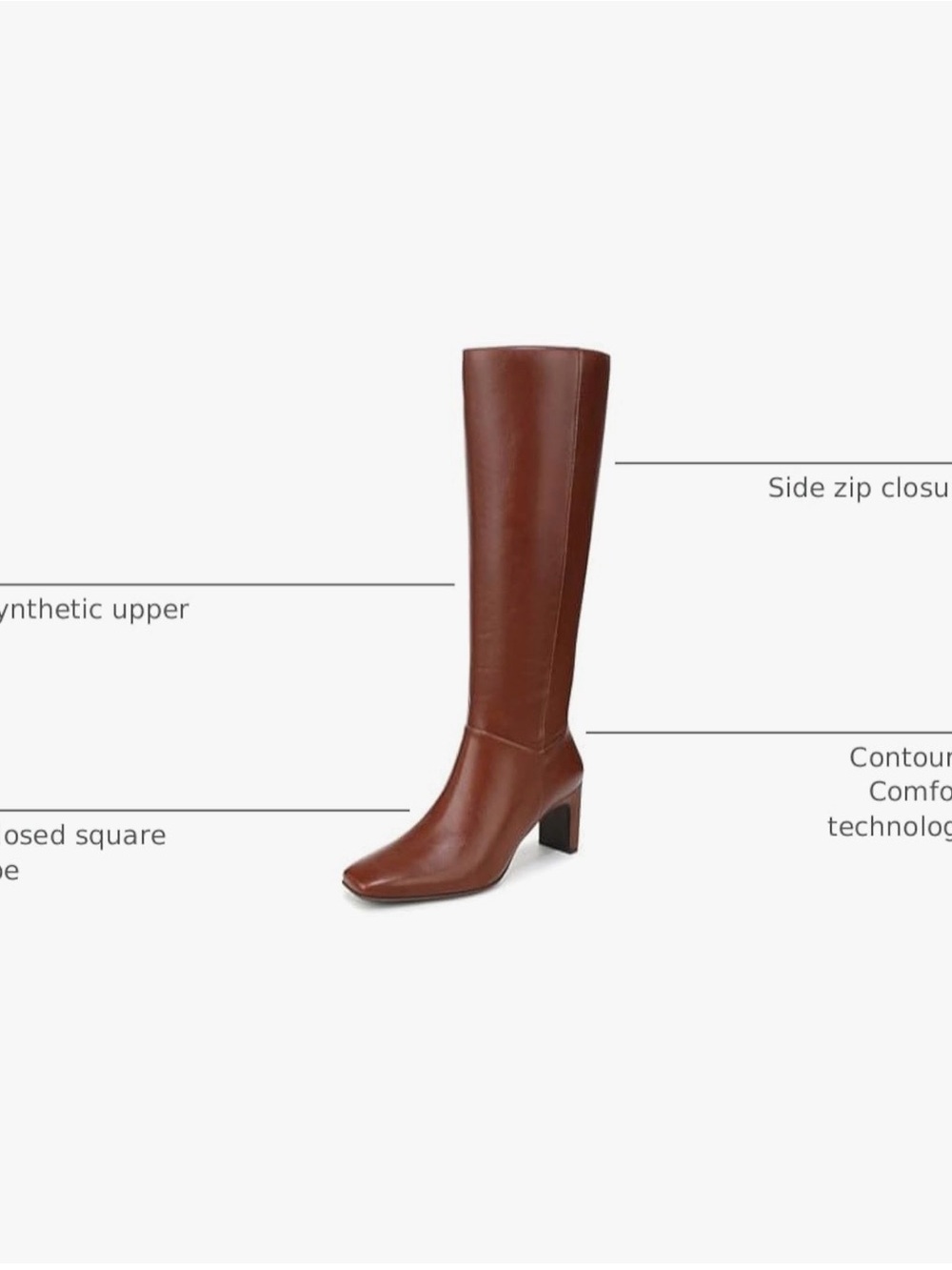 Classic Tall Riding Boots in Brown - Women's Leather Knee-High saddle tan - Picture 9 of 9